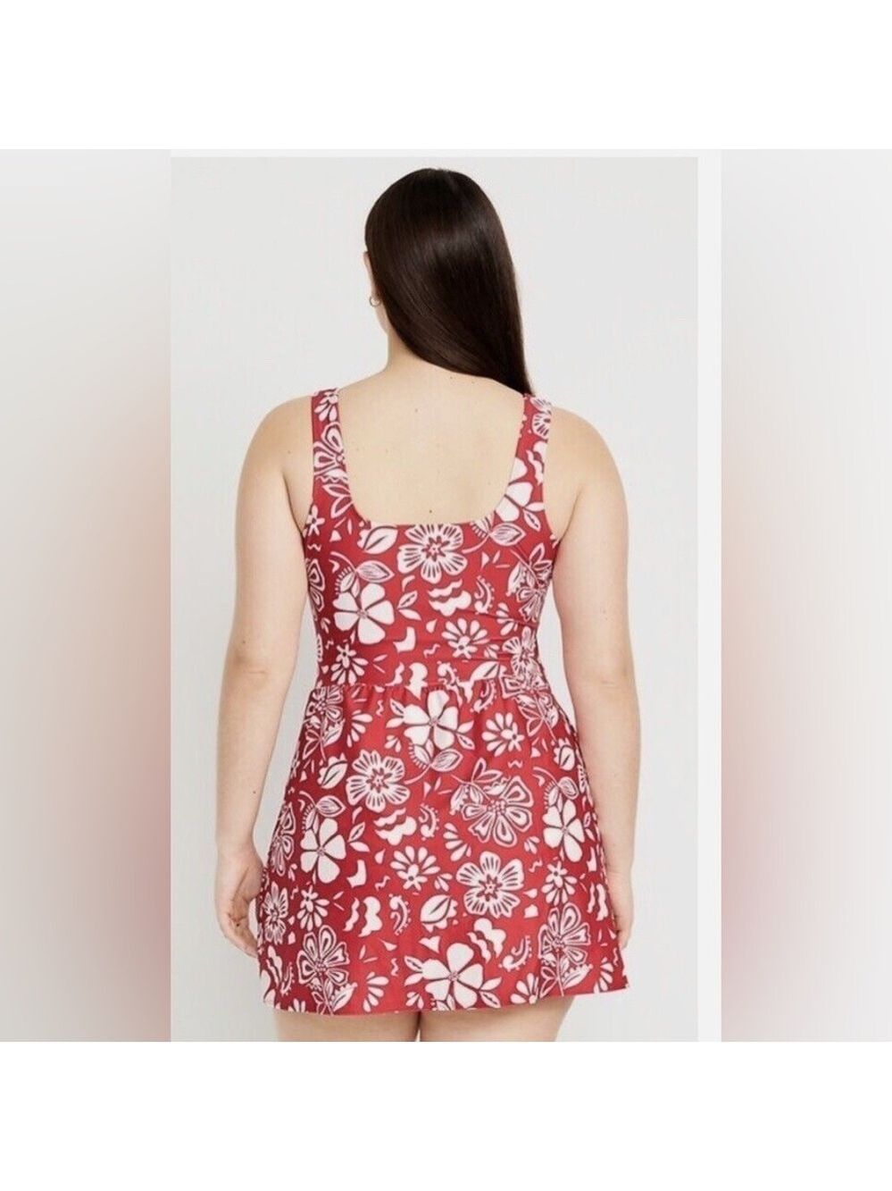 Old Navy One Piece Hawaii Hawaiian Print Swimsuit Summer Vacation Swim Dress XS - Picture 3 of 7